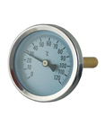 calibro del termometro di temperatura dell'acqua calda di 80mm di 3,15&quot; con il termo pozzo d'ottone